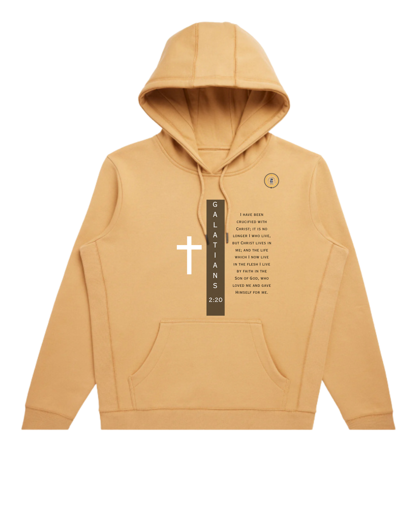 Galatians 2:20 Supima Hoodie