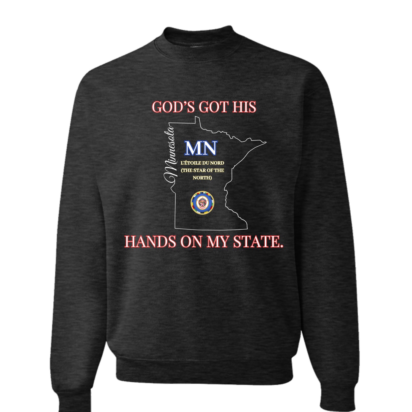 BLACK HEATHER - FRONT