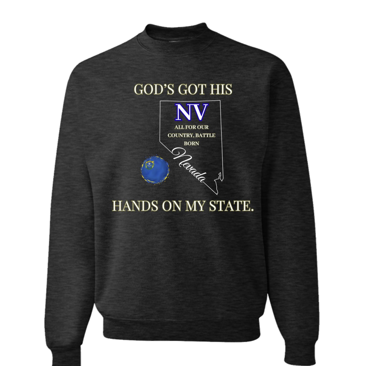 BLACK HEATHER - FRONT