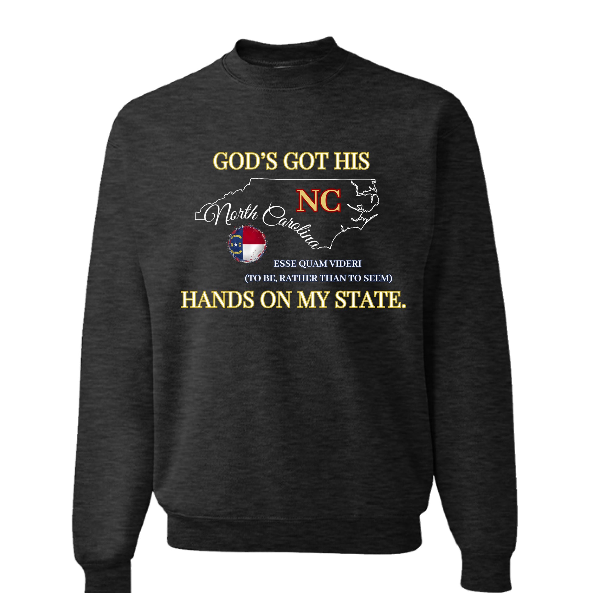 BLACK HEATHER - FRONT