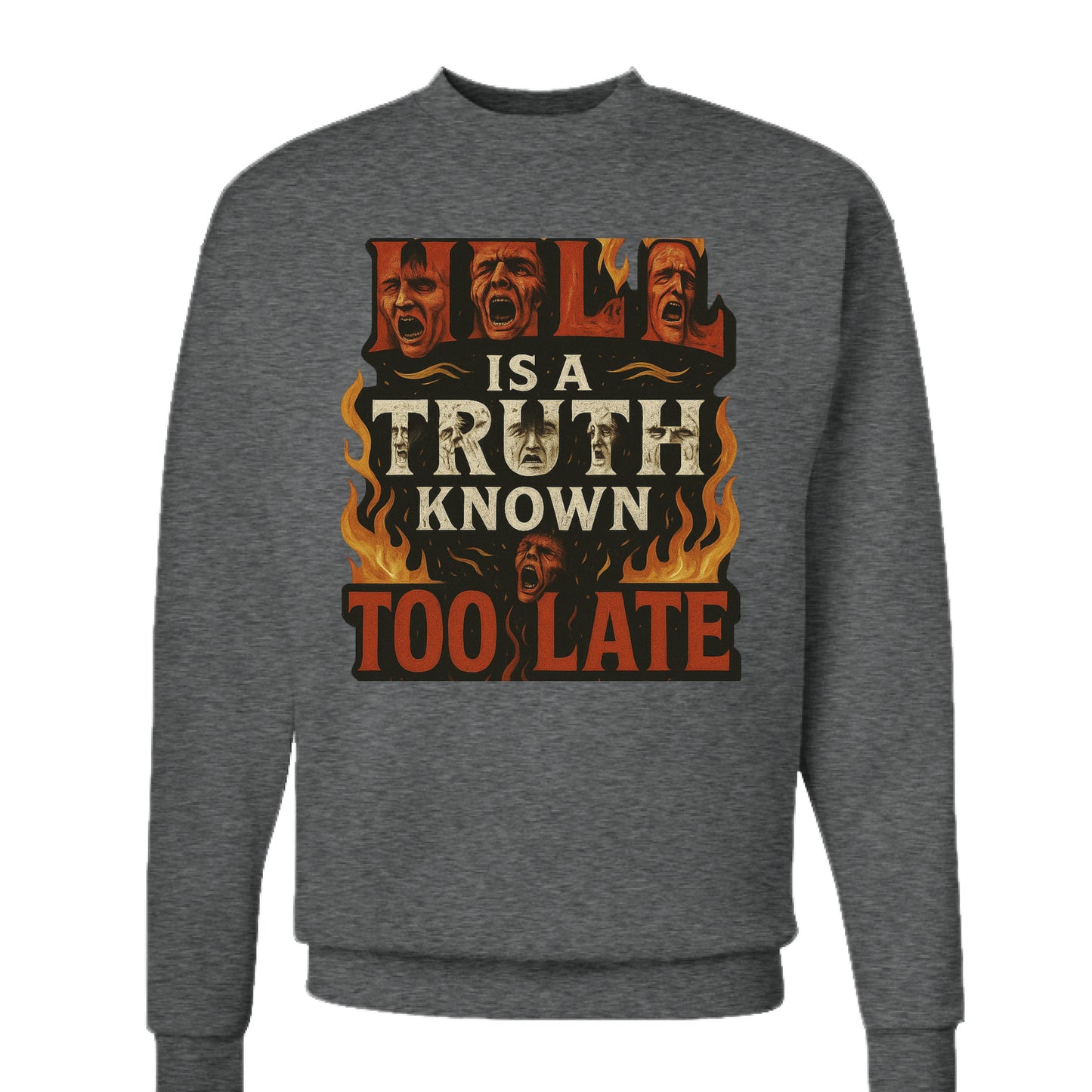 CHARCOAL HEATHER - FRONT